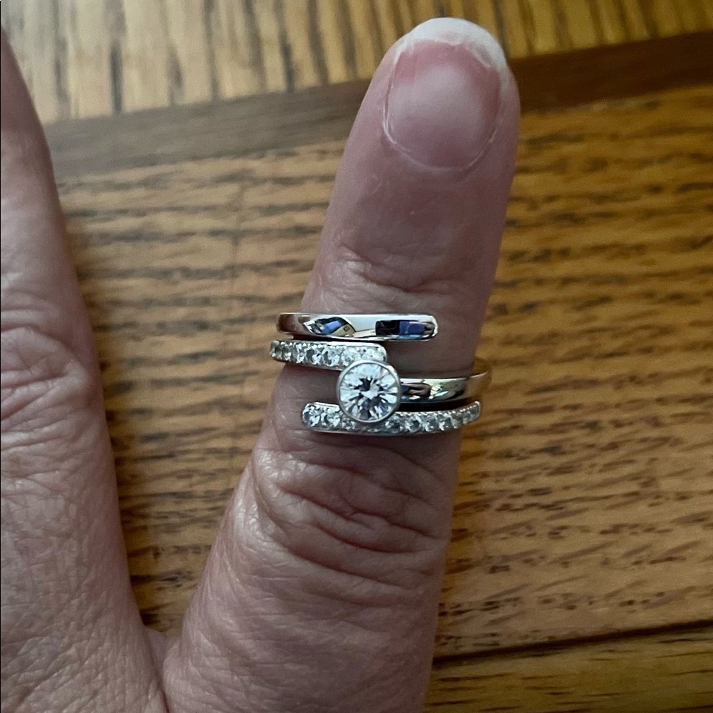 Swarovski ring set
